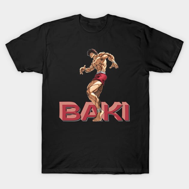 Baki Hanma Pose T-Shirt by the-Bebop